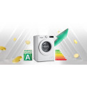 Пральна машина LG фронтальна, 8кг, 1200, A, 48см, дисплей, пара, інвертор, білий