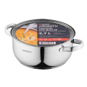 Каструля зі скляною кришкою ARDESTO Gemini Gourmet Aosta, 2.7л, нержавіюча сталь