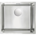 Мийка кухонна Deante Egeria, нерж.сталь, прямокут., без крила, 490x440x230мм, чаша - 1, врізна/під стільницю, матова сталь
