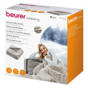 Електрогрілка Beurer традиційна форма, 180х130см, 100Вт, 6 режими, фліс, сірий