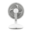 Вентилятор ARDESTO AviaFan FT-F3600W настільний, 12см, акумулятор, підсвічування, USB-A Type-C, білий