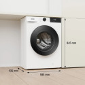 Пральна машина Gorenje фронтальна, 7кг, 1200, A+, 43.5см, дисплей, пар, інвертор, білий