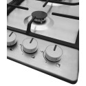 Комплект Hansa (духовка електрична + поверхня газова), чорний+нерж