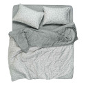 КПБ 1,5сп ARDESTO Gloria, підковдра 160х220см, простирадло 160х220см, наволочки (2) 50х70см, 100% бавовна, сатин, дрібні квіти, сірий