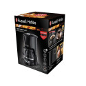 Кавоварка Russell Hobbs крапельна Textures Plus 1.25л, мелена, чорний