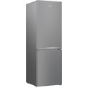 Холодильник Beko з нижн. мороз., 186x60x67, xолод.відд.-215л, мороз.відд.-109л, 2дв., E, NF, нержавіюча сталь