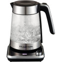 Електрочайник Russell Hobbs Attentiv Kettle, 1.7л, Strix, скло, база зі сховищем для шнура, сірий