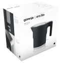 Електрочайник Gorenje 1.5л, з подвійними стінками, чорний матовий