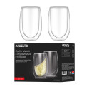 Набір чашок з подвійними стінками ARDESTO, 350мл, 2шт, боросилікатне скло, прозорий