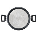 Каструля з кришкою Tefal Unlimited, 24см, 5.3л, алюміній, бакеліт, скло, чорний