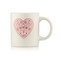 Чашка ARDESTO Heart, 320мл, кераміка, білий