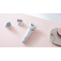 Епілятор Philips Epilator Series 8000 дисковий, акумуляторний , пінцет.-32, волог.+сух., насадок-5, біло-рожевий