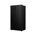 Холодильник SBS Gorenje, 179х62х92см, 2 двері, 345(186)л, А+, NF+, Інв., Зона св-ті, Зовн. Диспл, чорний