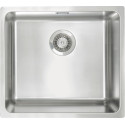 Мийка кухонна Deante Egeria, нерж.сталь, прямокут., без крила, 490x440x230мм, чаша - 1, врізна/під стільницю, матова сталь