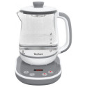 Електрочайник Tefal Tastea tea maker 1.5л, скло, заварник, біло-сірий