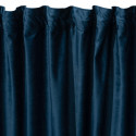 Штора ARDESTO 150х270см, велюр, 100% поліестер, синій темний