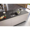 Комплект - мийка MRG 610-52 TL фраграніт, сірий камінь, 114.0668.868 і подрібнювач харч. відходів SLIM 50, 134.0715.098, вкл. Сифон