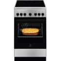 Плита Electrolux електрична склокерамічна, 58л, 50x60см, конвекція, пара, нерж