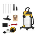Пилосос професійний 2E PowerClean 30S 1200Вт 17кПа контейнер 30л розетка 220В/2000Вт вологе/сухе прибирання функція повітродувки IPX4 6.3кг