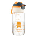 Пляшка для води ARDESTO Bear, 550мл, пластик, оранжевий