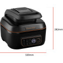 Мультипіч Russell Hobbs SatisFry Air&Grill, 1745Вт, чаша-5.5л, сенсорне керув., алюміній/пластик,чорно-помаранчевий