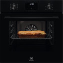 Духова шафа Electrolux електрична, 65л, A, дисплей, конвекція, телескопічні напрямні, чорний