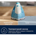 Праска Electrolux, 2300Вт, 250мл, паровий удар 110гр, керам. підошва, синьо-білий
