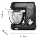 Кухонна машина Tefal Bake Partner + 1100Вт, чаша-метал, корпус-пластик, насадок-9, чорний