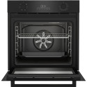 Духова шафа Beko електрична, 72л, A, дисплей, конвекція, чорний