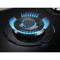 Варильна поверхня Electrolux газова на склі, 60см, чавун, чорний