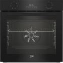 Духова шафа Beko електрична, 72л, A, дисплей, конвекція, чорний