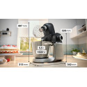 Кухонна машина Bosch 1600Вт, чаша-метал, корпус-метал/пластик, насадок-12, сірий