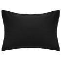 Наволочка ARDESTO Mix&Match Premium, 50х70+5см, 100% бавовна, сатин, чорний