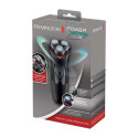 Бритва електр. Remington роторна Power Series, бритв.головок-3, от сети, сух., тример, чорно-червоний