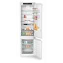 Холодильник Liebherr вбудований з нижн. мороз., 193.8x55.9х54.6, холод.відд.-215л, мороз.відд.-70л, 2дв., D, NF, диспл внутр., білий
