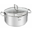 Каструля Tefal DUETTO+, 1.5л, з кришкою, нержавіюча сталь, скло