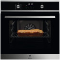 Духова шафа Electrolux електрична, 65л, A+, дисплей, конвекція, піроліз, телескопічні напрямні, чорний