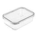 Контейнер для зберігання харчових продуктів ARDESTO Gemini 1.5л, боросилікатне скло, пластик, прямокутний, прозорий
