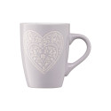 Чашка ARDESTO Heart, 330мл, кераміка, сірий