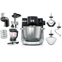 Кухонна машина Bosch 1600Вт, чаша-метал, корпус-метал/пластик, насадок-12, сірий