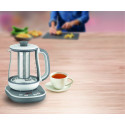 Електрочайник Tefal Tastea tea maker 1.5л, скло, заварник, біло-сірий