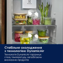 Холодильна камера Electrolux вбудована, 177x55х55, 310л, E, ST, інв., білий