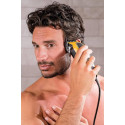 Машинка для стрижки Wahl Close Cut Pro Clipper, від мережі, вібраційний мотор, насадок-6, кейс, сталь, жовтий