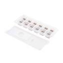 Форма для льоду з кришкою ARDESTO Fresh, 26х9.5х3.5см, силікон, пластик, бежевий