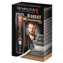 Тример Remington Beard Kit, для бороди і вусів, акум., насадок-2, ножиці, щітка у компл., титан.напил., коричневий