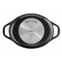 Каструля Tefal Air, з кришкою, 5.7л, алюміній, чорний
