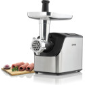 М'ясорубка Gorenje, 2200Вт, 2.2кг/хв, 2 решітки, насадка для ковбас, пластик/метал, чорн/нерж