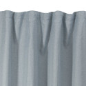 Штора ARDESTO 150х270см, блекаут рогожка, 100% поліестер, сірий темний