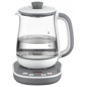 Електрочайник Tefal Tastea tea maker 1.5л, скло, заварник, біло-сірий