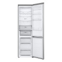 Холодильник LG з нижн. мороз., 203x60х68, холод.відд.-277л, мороз.відд.-110л, 2дв., E, NF, інв., диспл зовн., зона св-ті, сріблястий